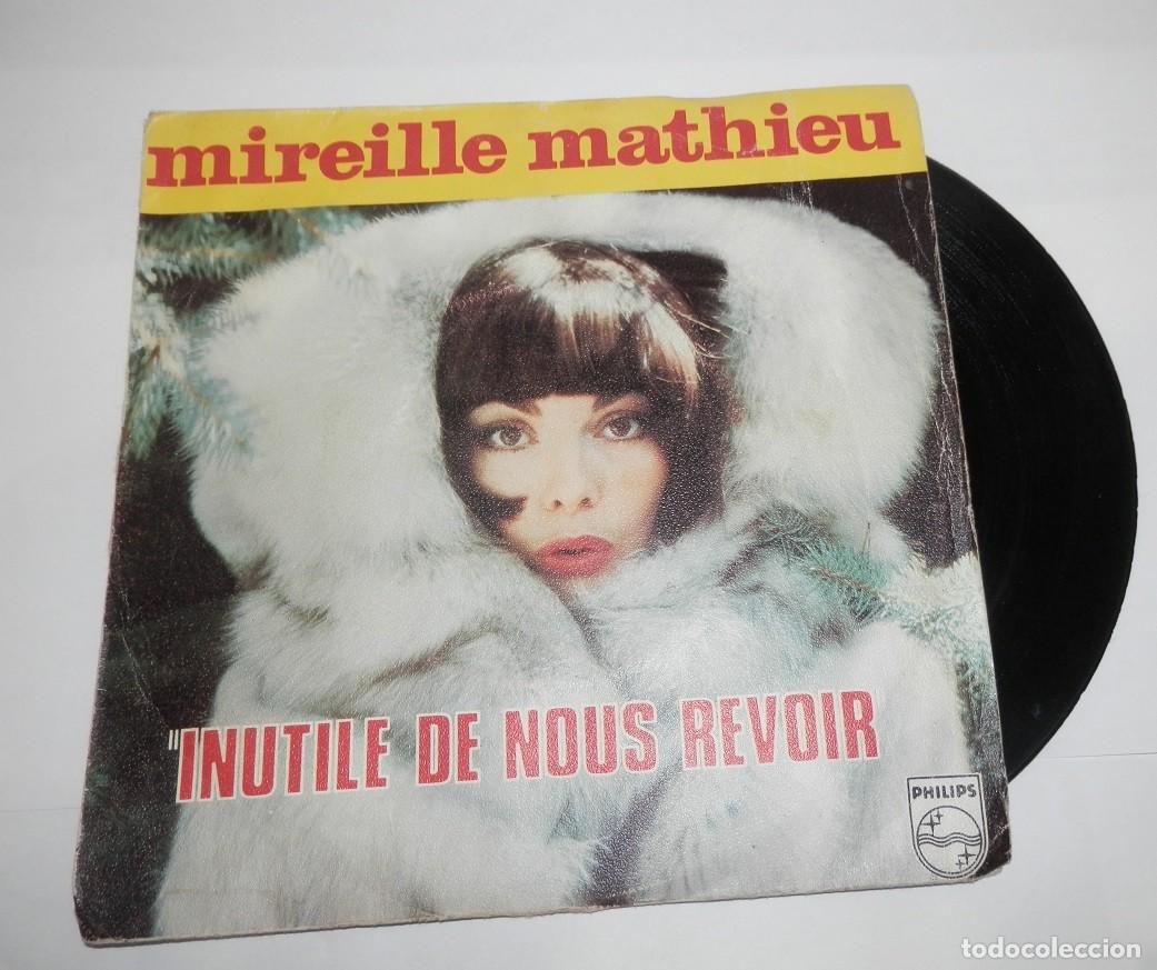 Discos de vinilo: UN DISCO DE VINILLO SINGLE DE MIREILLE MATHIEU - Foto 1