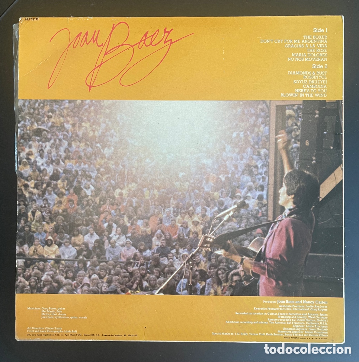 Discos de vinilo: Joan Baez Tour Europea - Foto 2