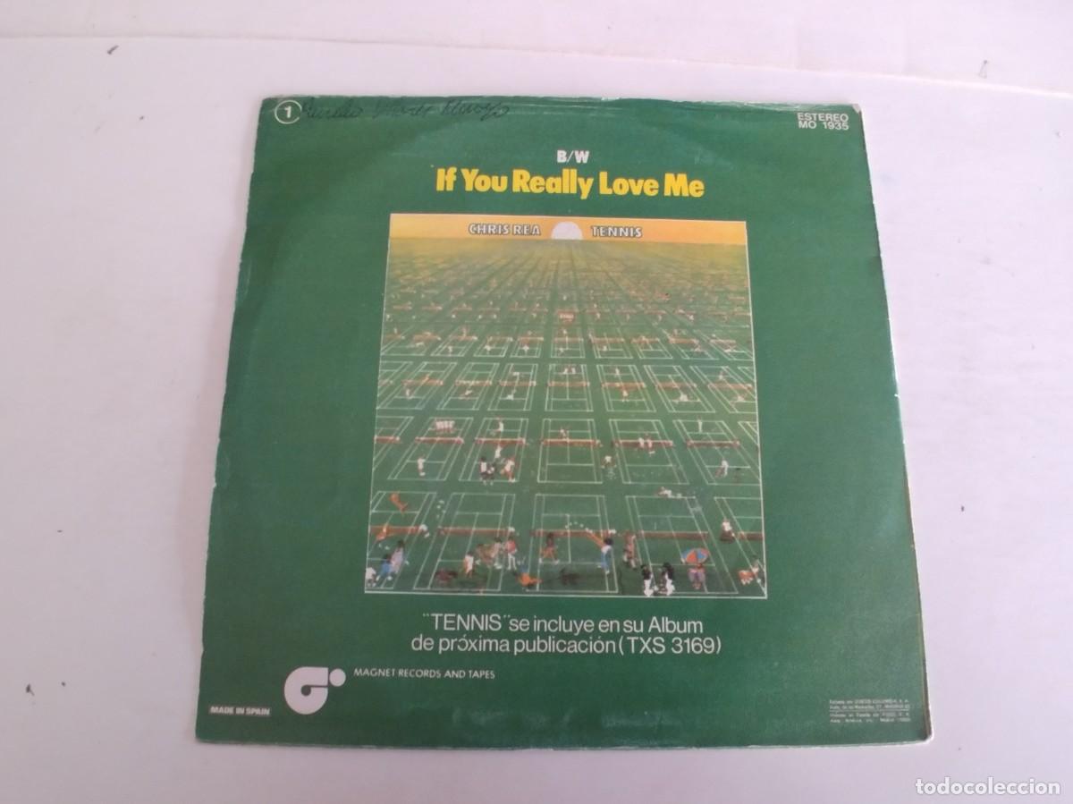 Discos de vinilo: CHRIS REA-SINGLE TENNIS - Foto 2