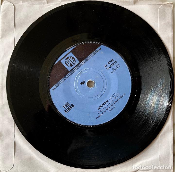 Discos de vinilo: KINKS. APEMAN / RATS. SINGLE ORIGINAL UK PYE 1970 - Foto 1