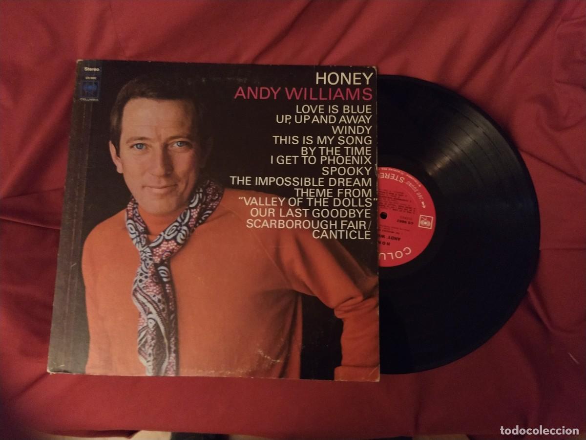 Discos de vinilo: Andy Williams lp honey ...cs9662usa - Foto 1