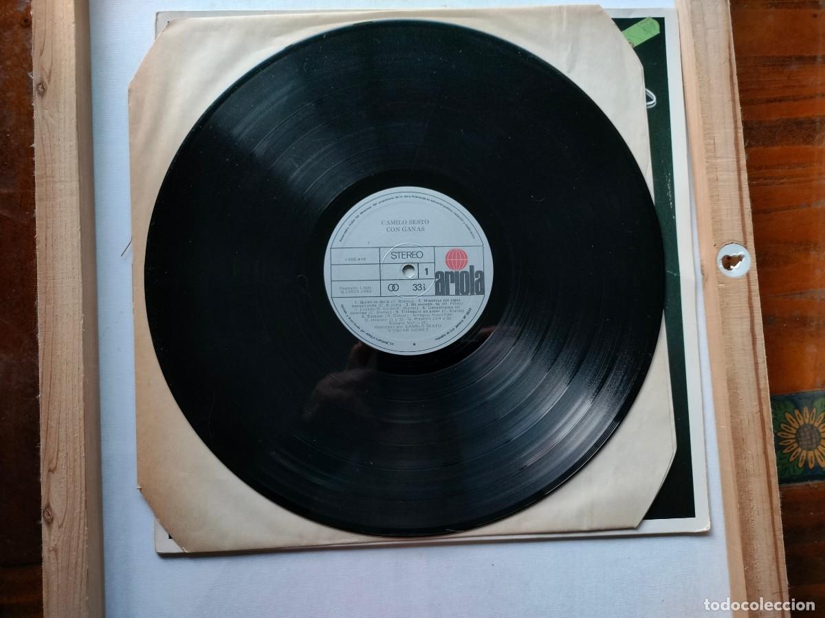 Discos de vinilo: DISCO DE CAMILO SESTO. CON GANAS. - Foto 4