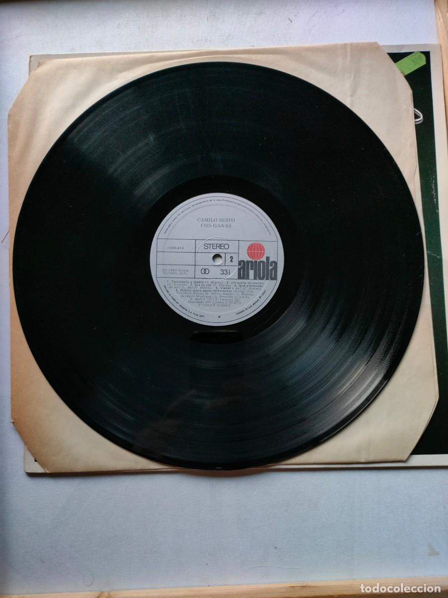 Discos de vinilo: DISCO DE CAMILO SESTO. CON GANAS. - Foto 5