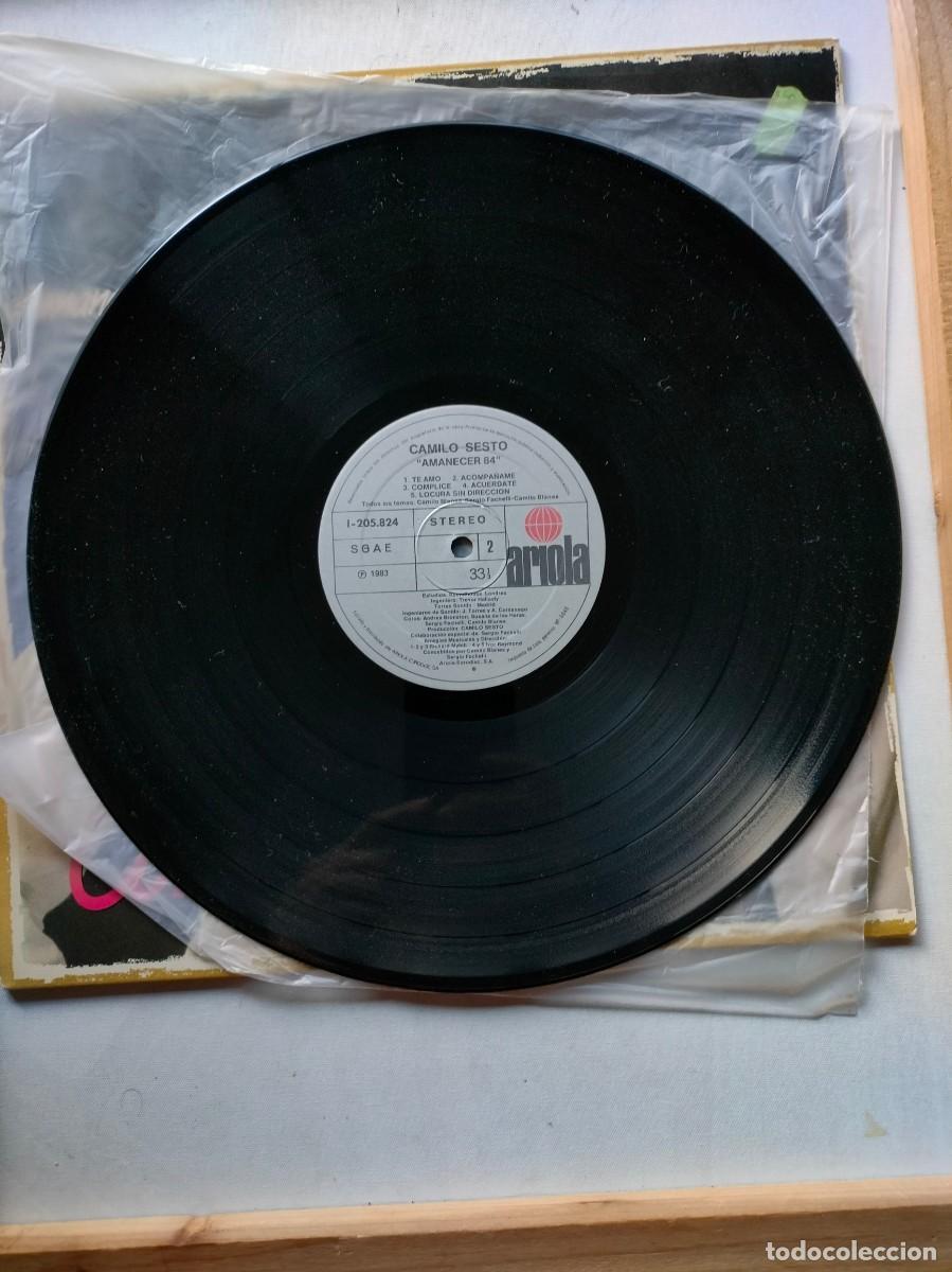 Discos de vinilo: CAMILO SESTO.AMANECER 84. - Foto 4