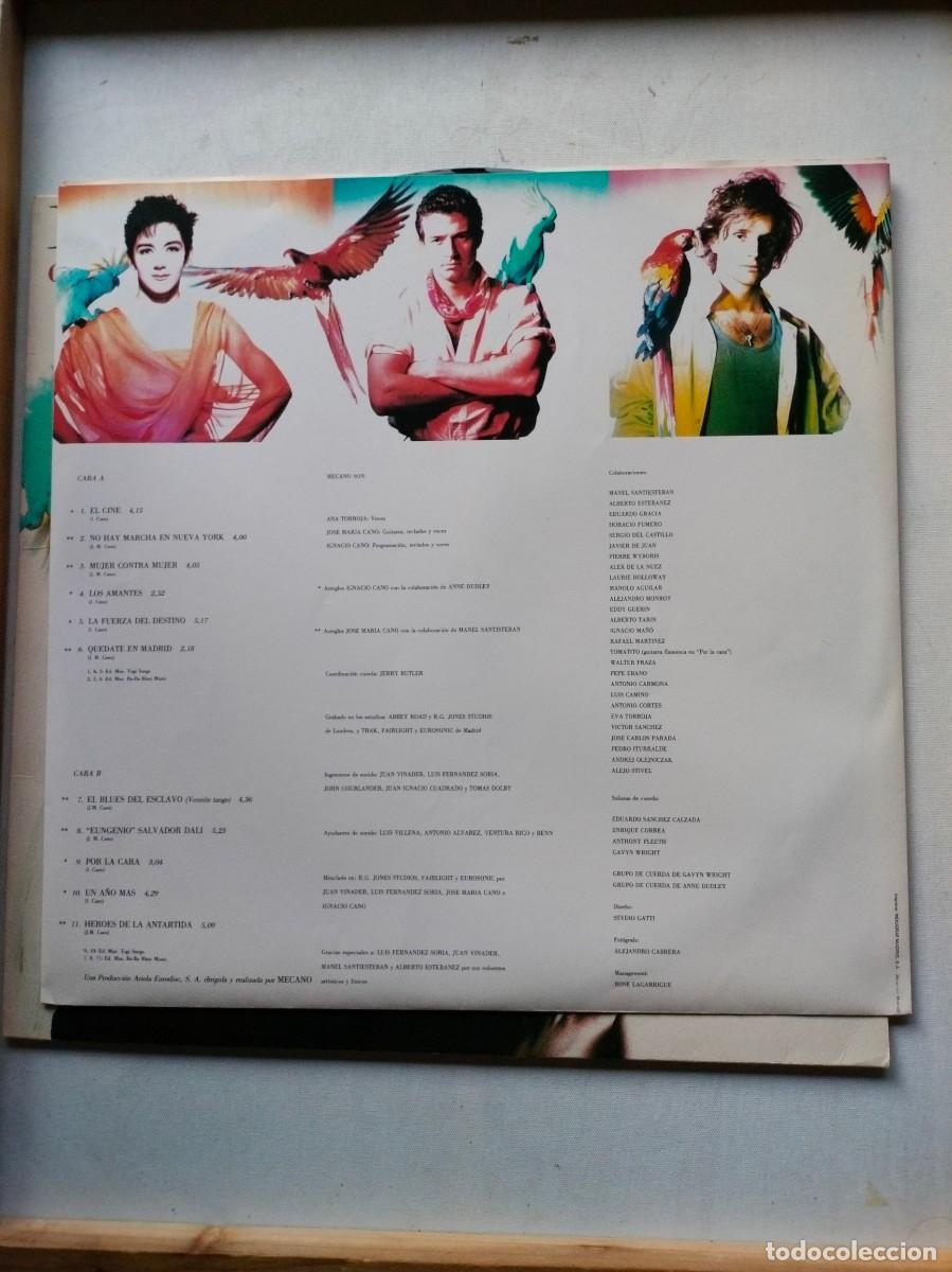 Discos de vinilo: DISCO DE MECANO.DESCANSO DOMINICAL. - Foto 3