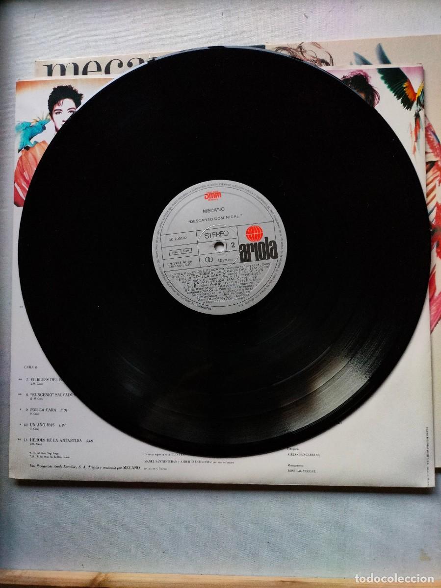 Discos de vinilo: DISCO DE MECANO.DESCANSO DOMINICAL. - Foto 6