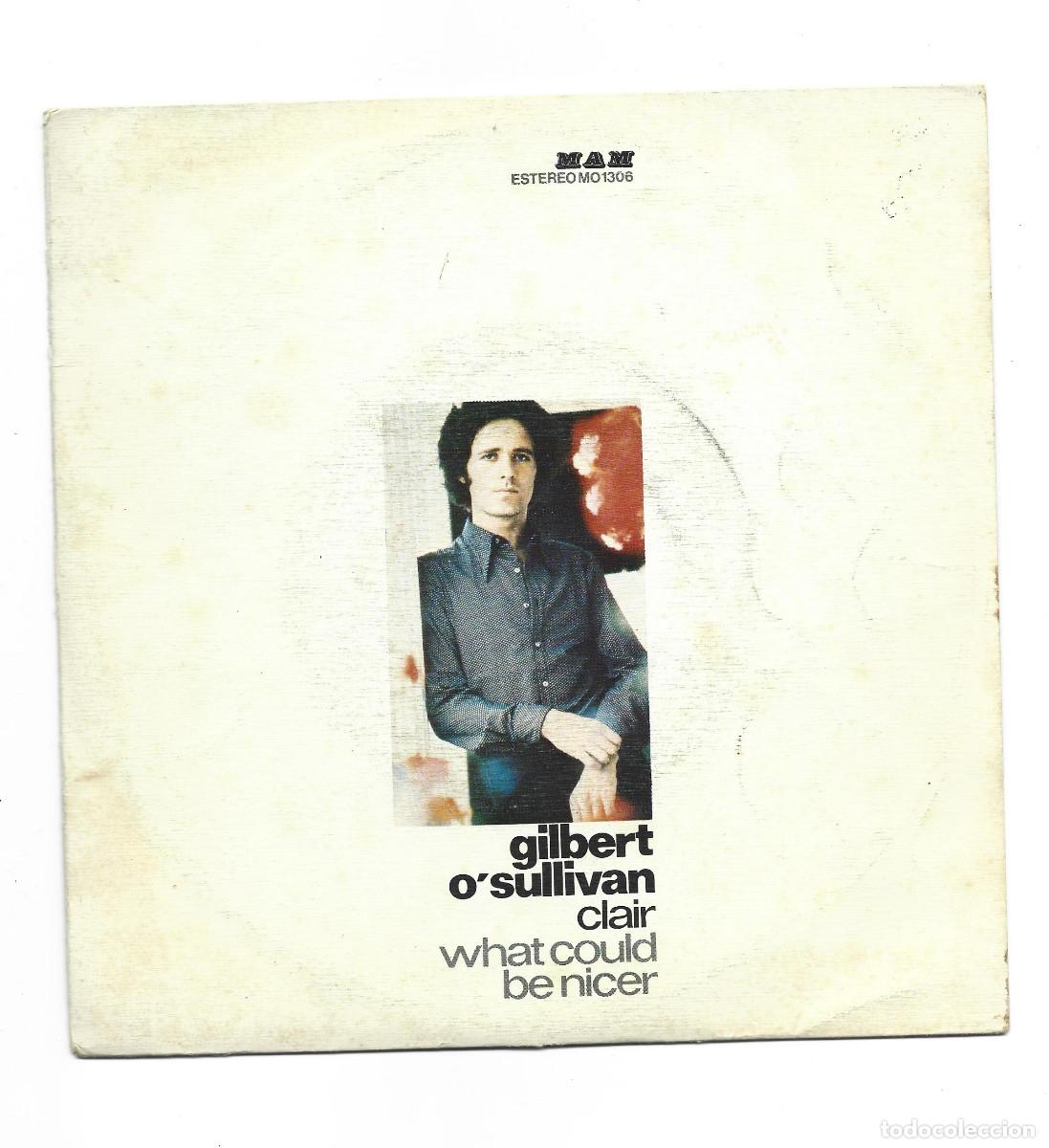 Discos de vinilo: GILBERT OSULLIVAN-CLAIR-WHAT COULD BE NICER - Foto 1