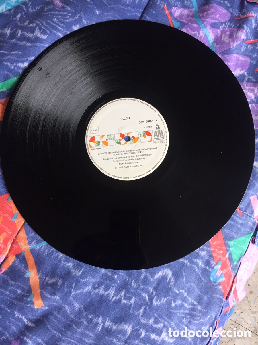 Discos de vinilo: FALCO - ROCK ME AMADEUS / MAXI - Foto 9