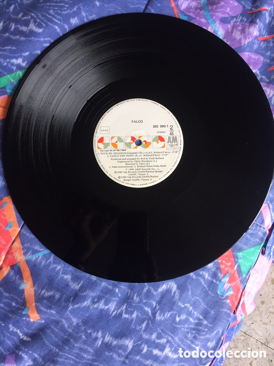 Discos de vinilo: FALCO - ROCK ME AMADEUS / MAXI - Foto 11