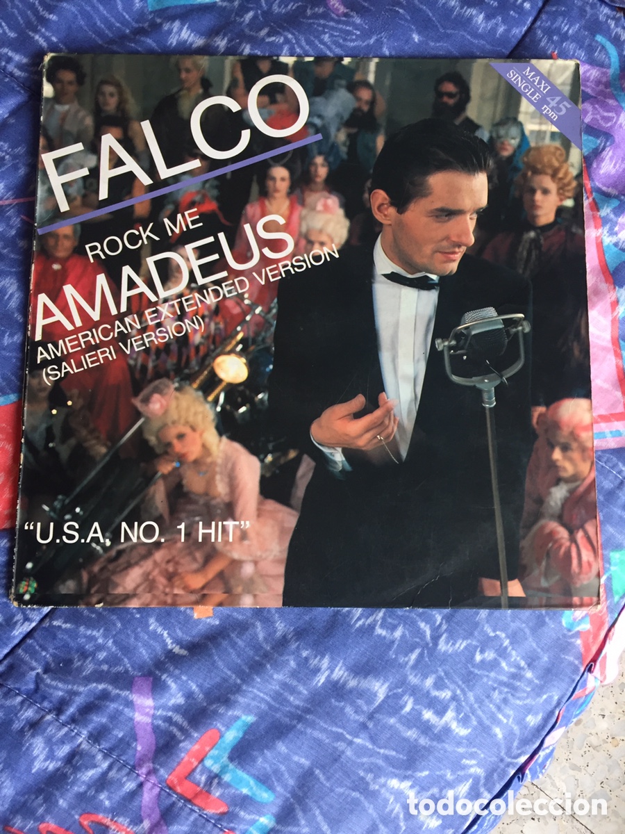 Discos de vinilo: FALCO - ROCK ME AMADEUS / MAXI - Foto 1