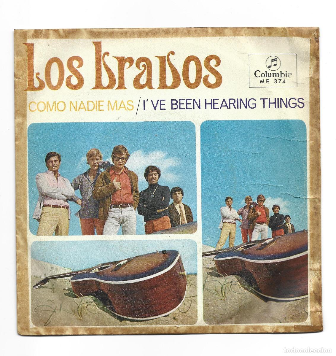Discos de vinilo: LOS BRAVOS-COMO NADIE MAS-IVE BEEN HEARING THINGS - Foto 1