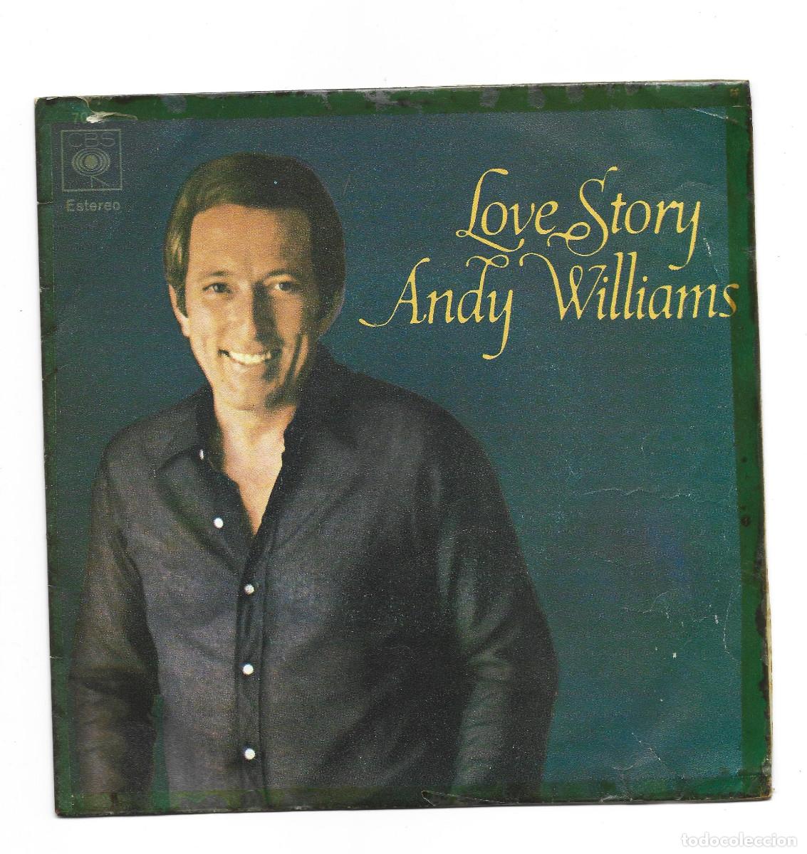 Discos de vinilo: ANDY WILLIAMS-HISTORIA DE AMOR-ALGO - Foto 1