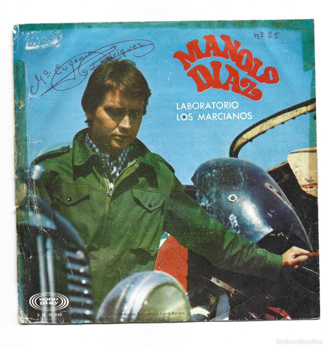 Discos de vinilo: MANOLO DIAZ-LABORATORIO-LOS MARCIANOS - Foto 1