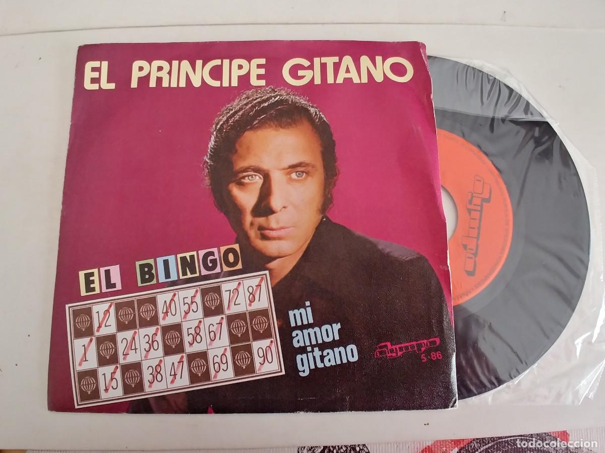 Discos de vinilo: EL PRINCIPE GITANO-SINGLE EL BINGO - Foto 1