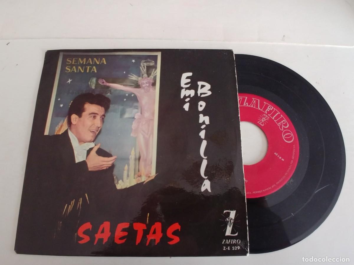 Discos de vinilo: EMI BONILLA-EP SAETAS - Foto 1