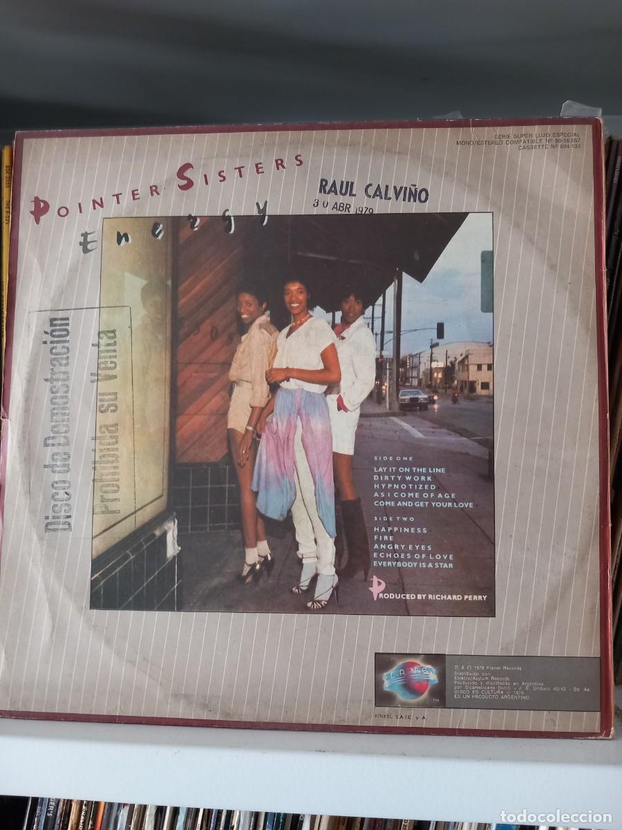 Discos de vinilo: Pointer Sisters &lrm;&ndash; Energy - lp arg. - Foto 2