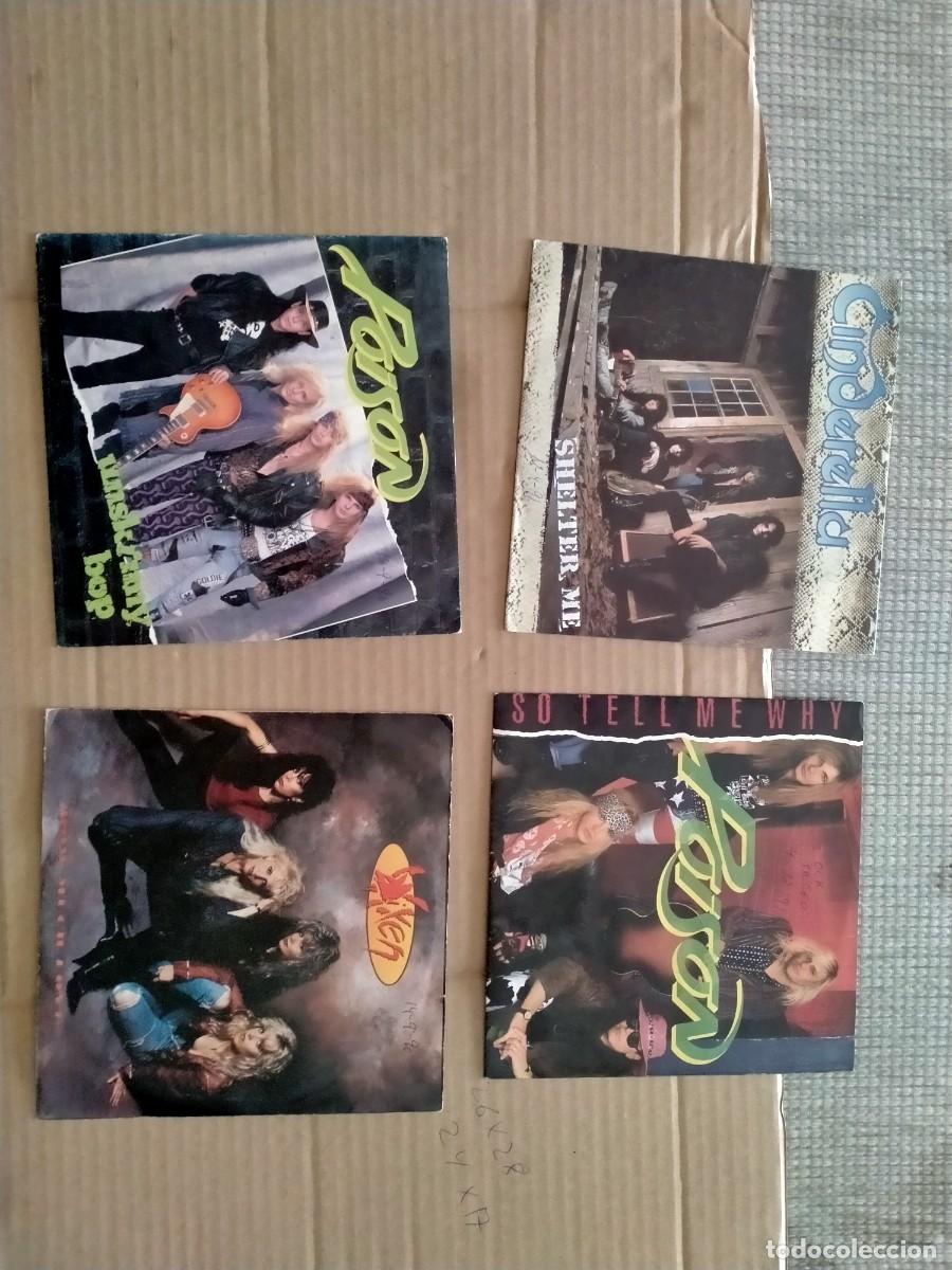 Discos de vinilo: vinilos single de poison -vixen etc - Foto 1