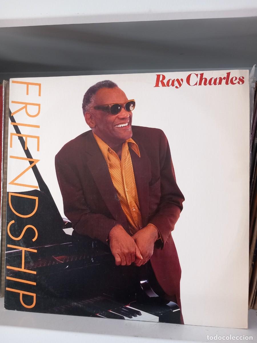 Discos de vinilo: Ray Charles &lrm;&ndash; Friendship - lp edic. brasil - Foto 1