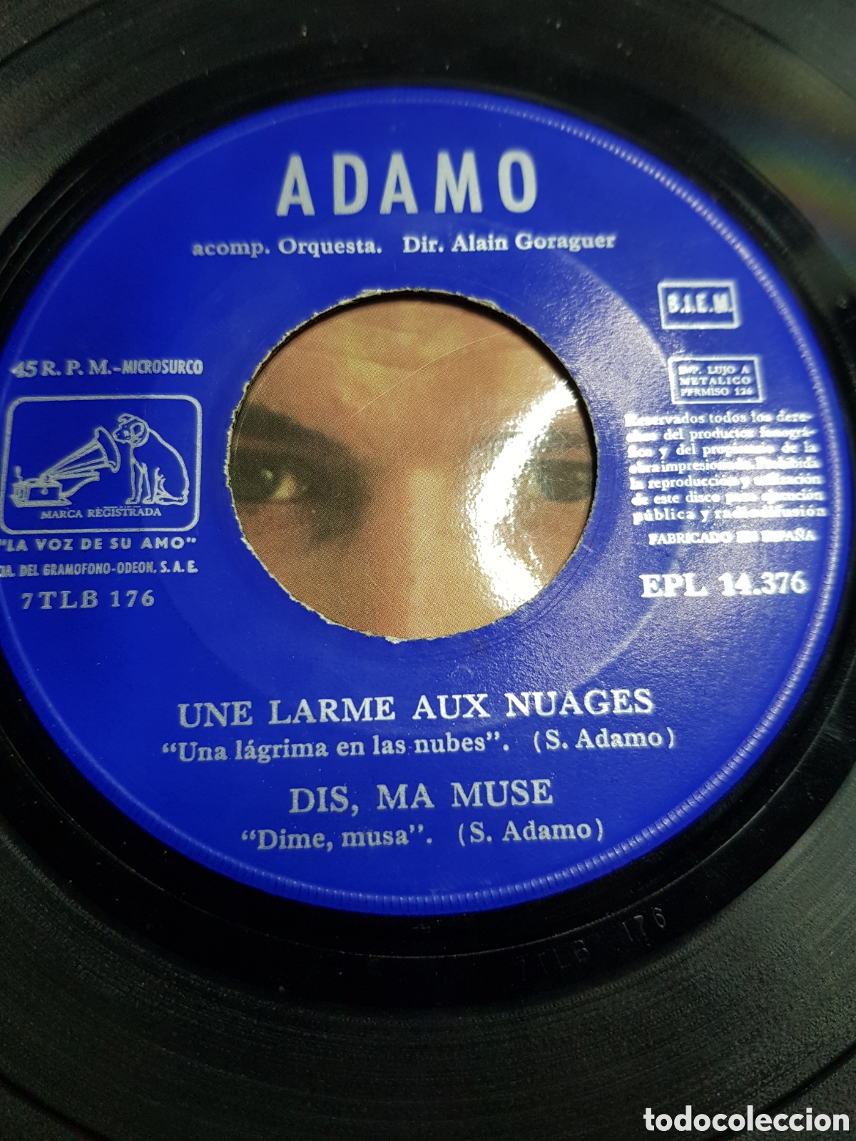 Discos de vinilo: EP 7&rdquo; Adamo 1967 Le ne&oacute;n + 3. - Foto 3