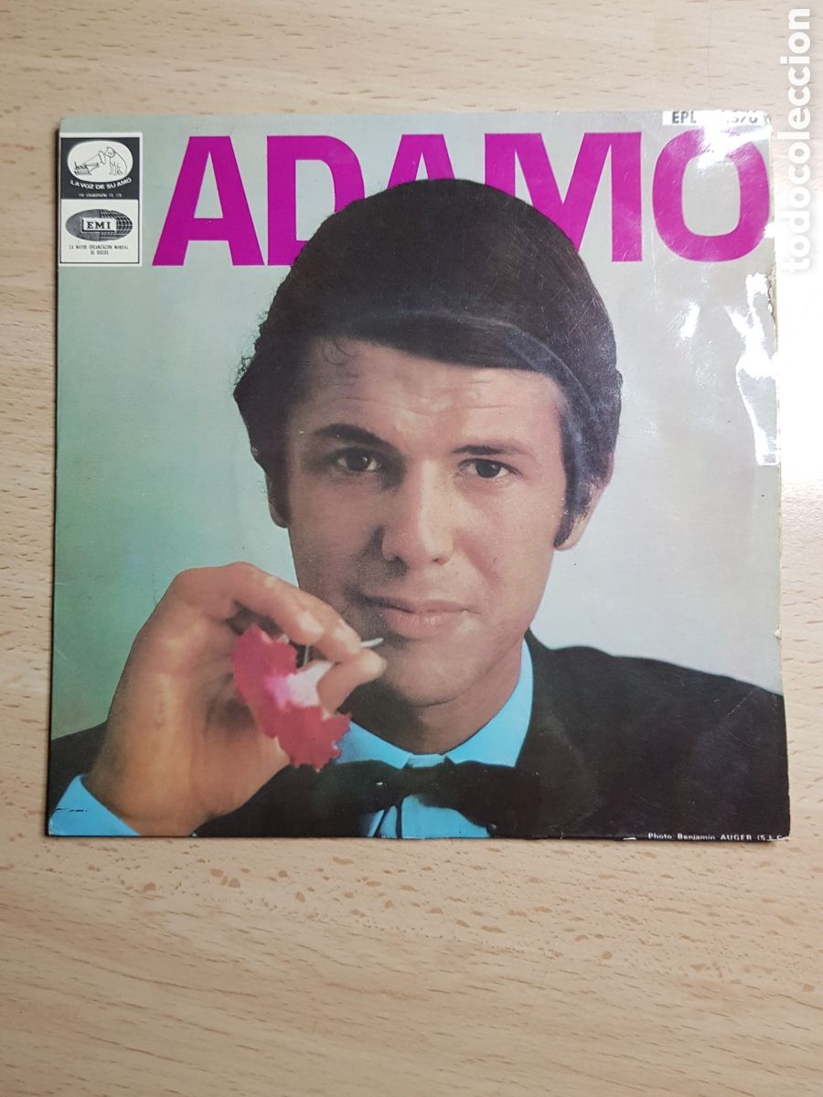 Discos de vinilo: EP 7&rdquo; Adamo 1967 Le ne&oacute;n + 3. - Foto 1