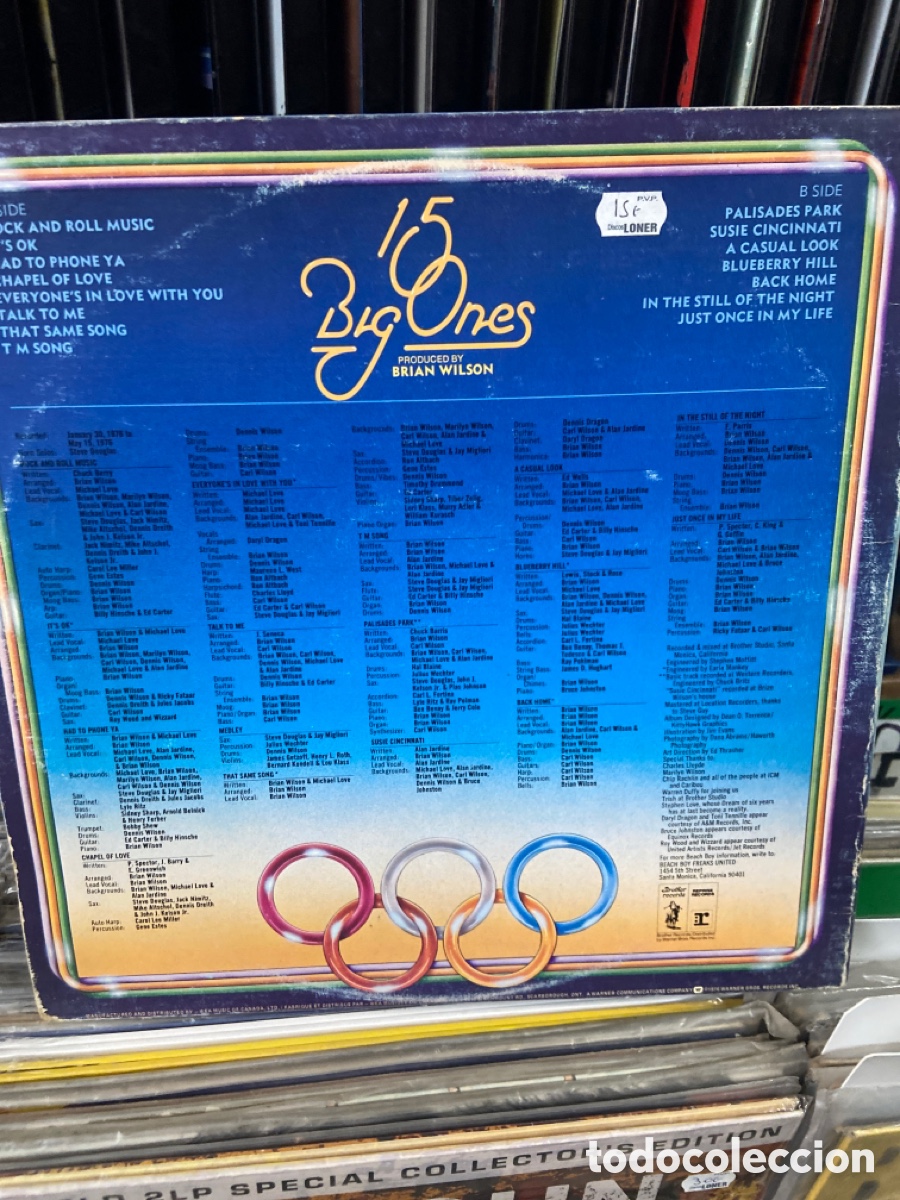 Discos de vinilo: The Beach Boys, 15 Big ones - Foto 2