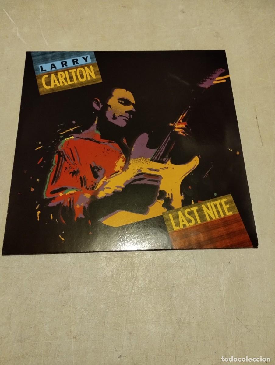 Discos de vinilo: Larry Carlton LP Last Nite Ger.1987 - Foto 1