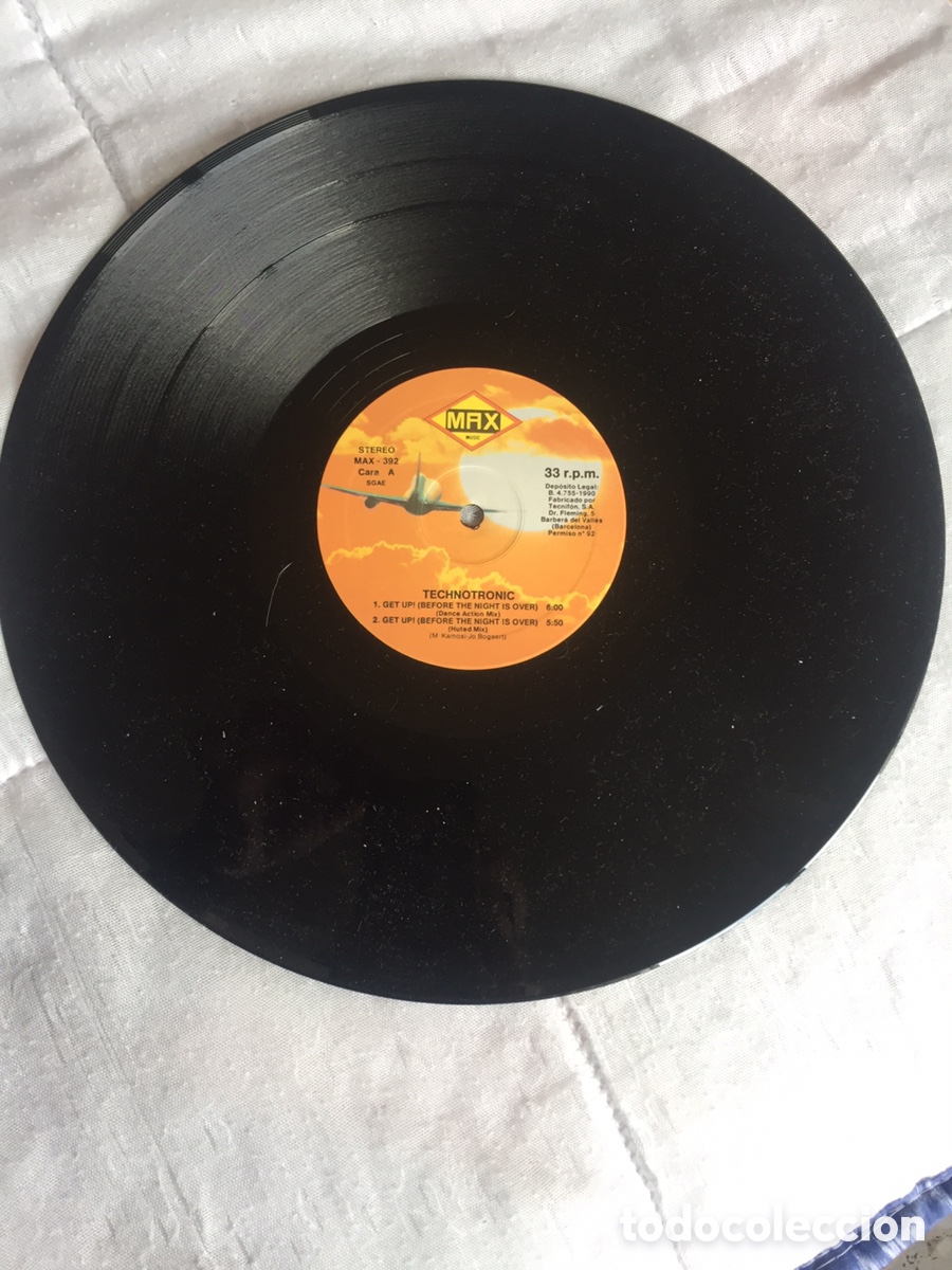 Discos de vinilo: TECHNOTRONIC - Get Up ( before The Night is over ). MAXI - Foto 7