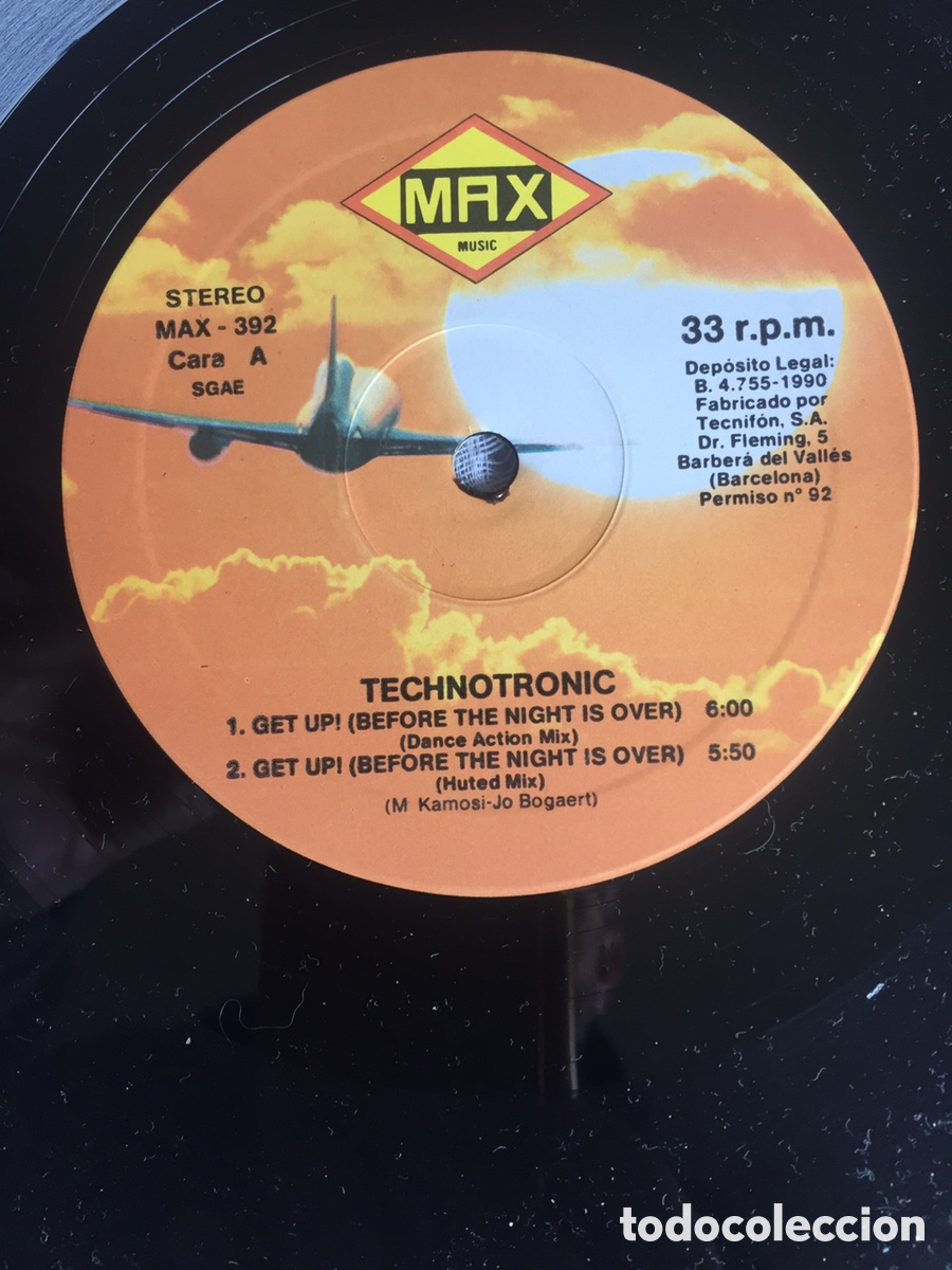 Discos de vinilo: TECHNOTRONIC - Get Up ( before The Night is over ). MAXI - Foto 8