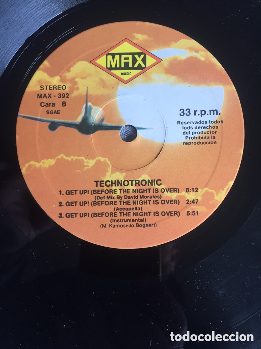 Discos de vinilo: TECHNOTRONIC - Get Up ( before The Night is over ). MAXI - Foto 10