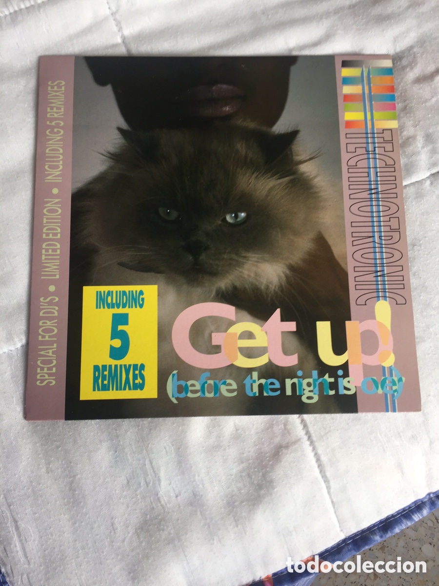 Discos de vinilo: TECHNOTRONIC - Get Up ( before The Night is over ). MAXI - Foto 1