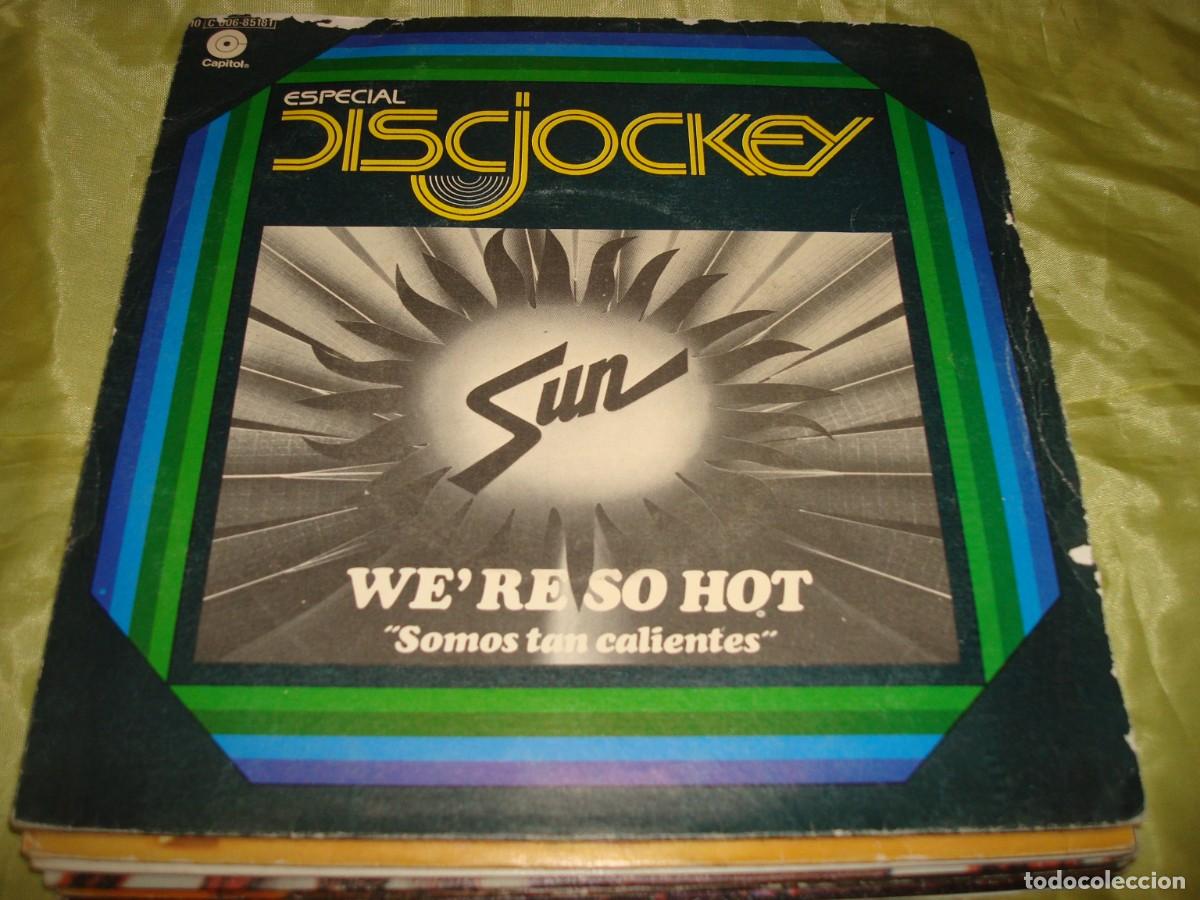 Discos de vinilo: SUN. WE&acute;RE SO HOT / CONSCIENCE. CAPITOL, 1977. EDC. SPAIN. IMPECABLE - Foto 1