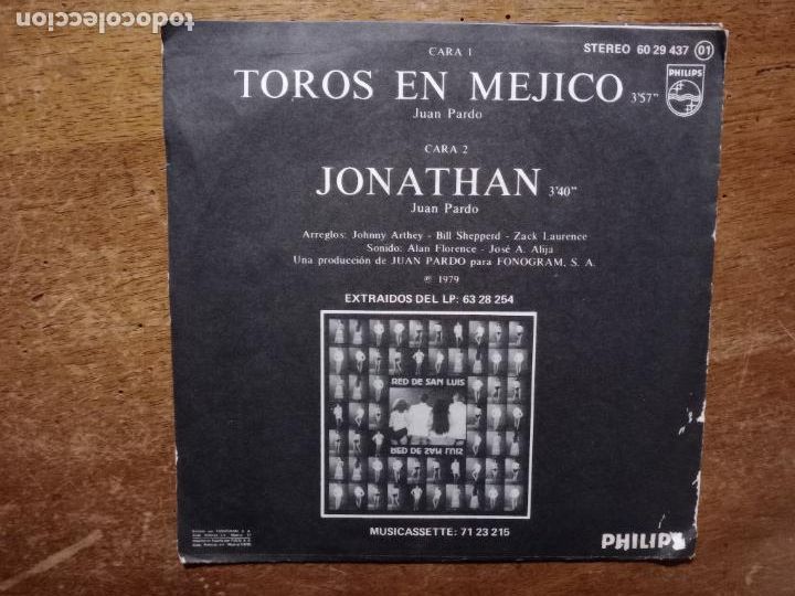 Discos de vinilo: Red de San Luis - toros en M&eacute;jico + Jonathan - Foto 2
