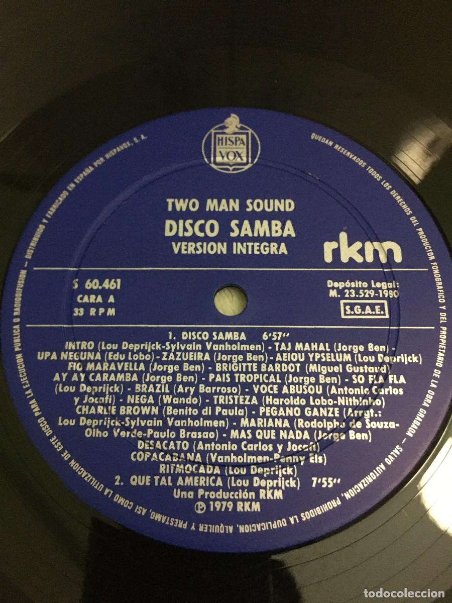 Discos de vinilo: Two Man Sound &lrm;&ndash; Disco Samba (Versi&oacute;n Integra) - Foto 4