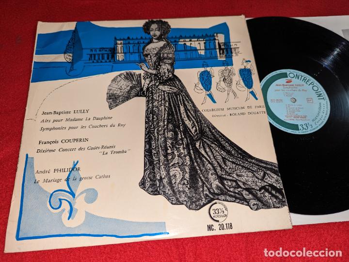 Disques de vinyle: COLLEGIUM PARIS Douatte LULLY Airs Madame Dauphine+COUPERIN La tromba PHILIDOR LP FRANCE