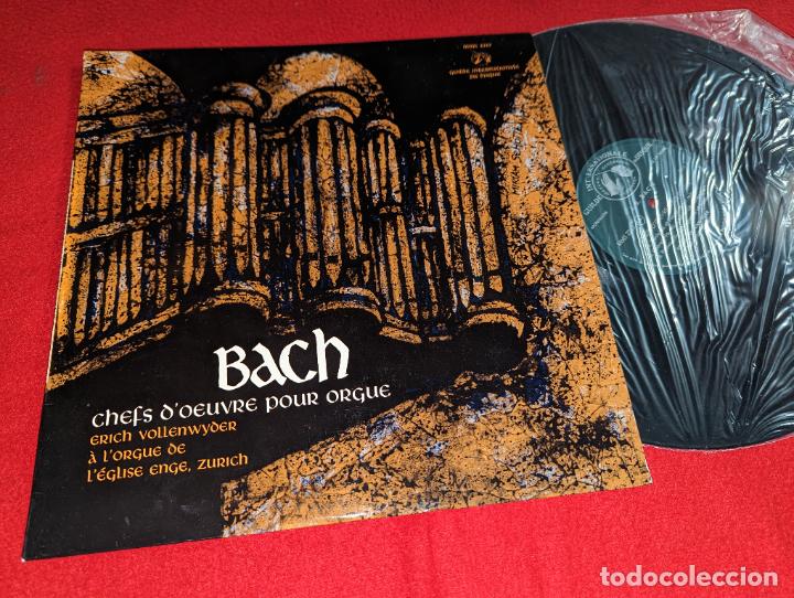 Discos de vinilo: ERICH VOLLENWYDER orgue EGLISE ENGE Zurich BACH organ LP Guilde FRANCE FRANCIA