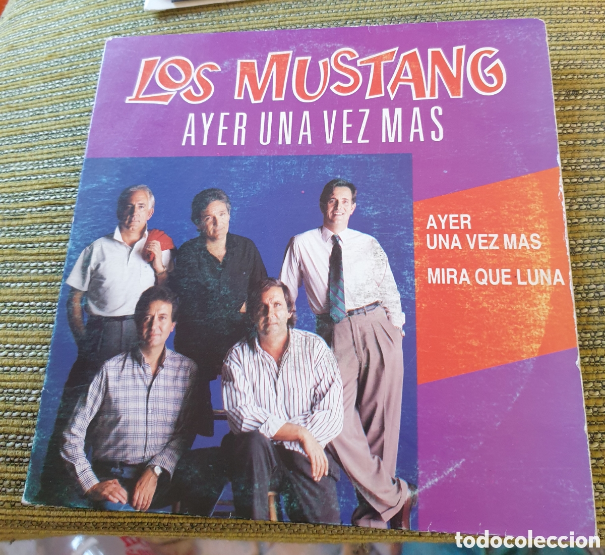 Discos de vinilo: Los Mustang - ayer una vez mas - Foto 1