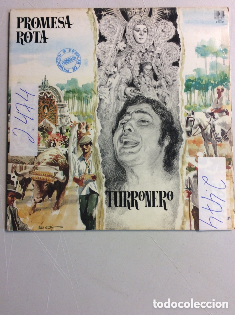 Discos de vinilo: Turronero. Promesa rota. - Foto 1