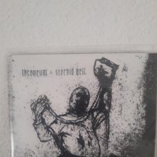 Discos de vinilo: MORBID YELL -SPLIT 7'' CON THRONEUM BLACK METAL DEATH SPANISH