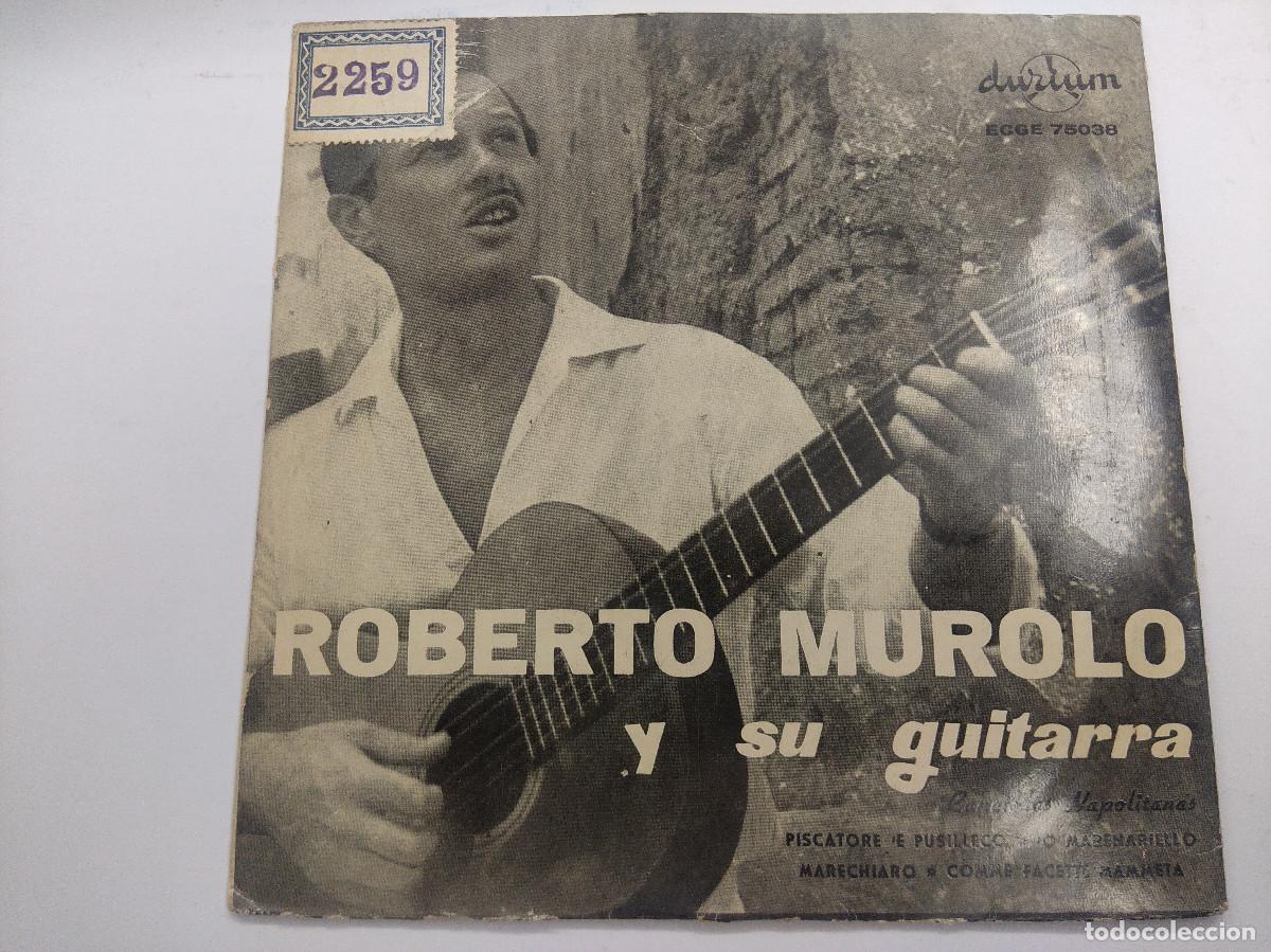 Discos de vinilo: ROBERTO MUROLO/PISCATORE E PUSILLECO/SINGLE. - Foto 1