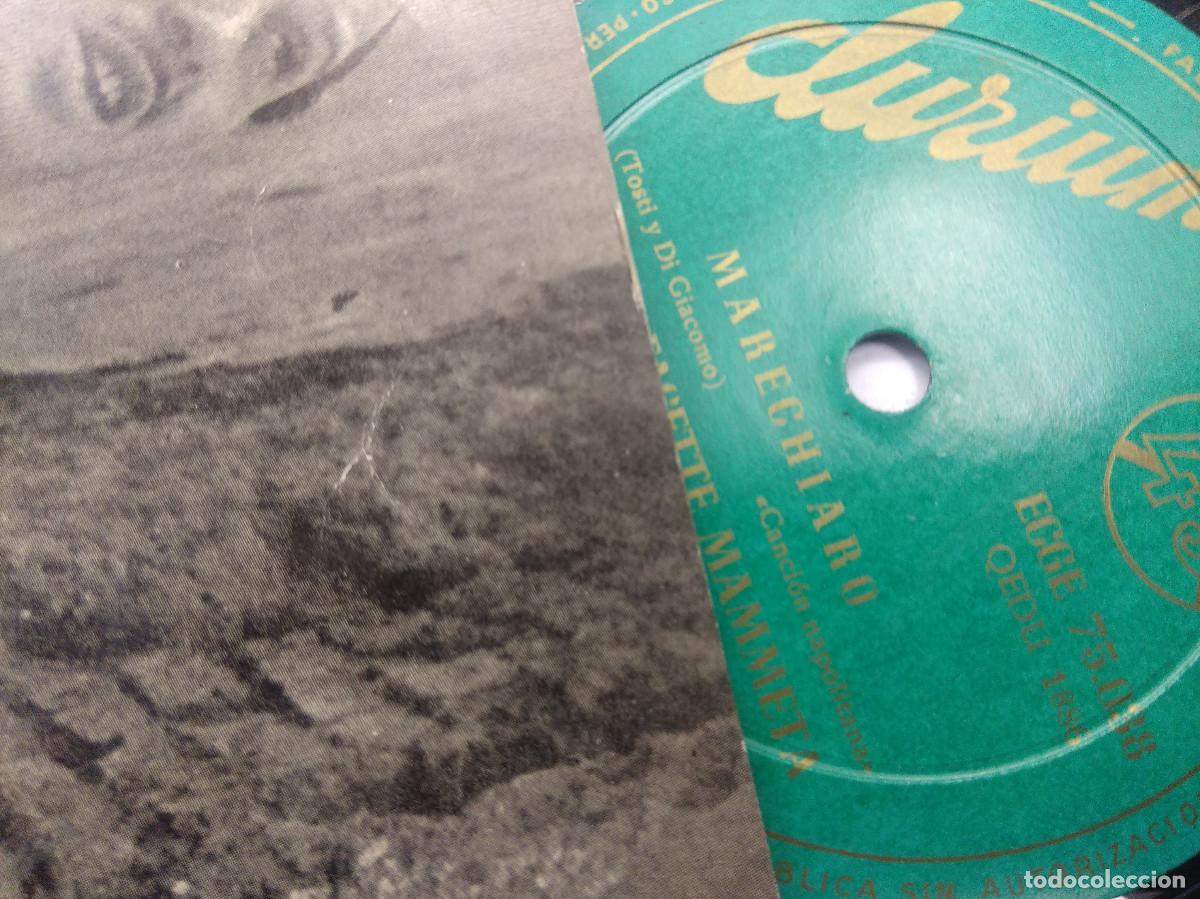 Discos de vinilo: ROBERTO MUROLO/PISCATORE E PUSILLECO/SINGLE. - Foto 2
