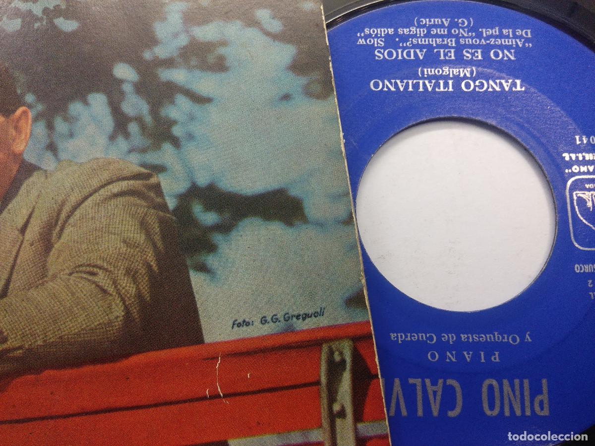 Discos de vinilo: PINO CALVI/TANGO ITALIANO/SINGLE. - Foto 2