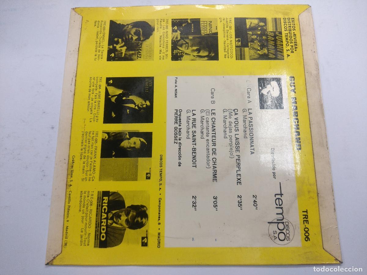 Discos de vinilo: GUY MARCHAND/LA PASSIONNATA/SINGLE. - Foto 3