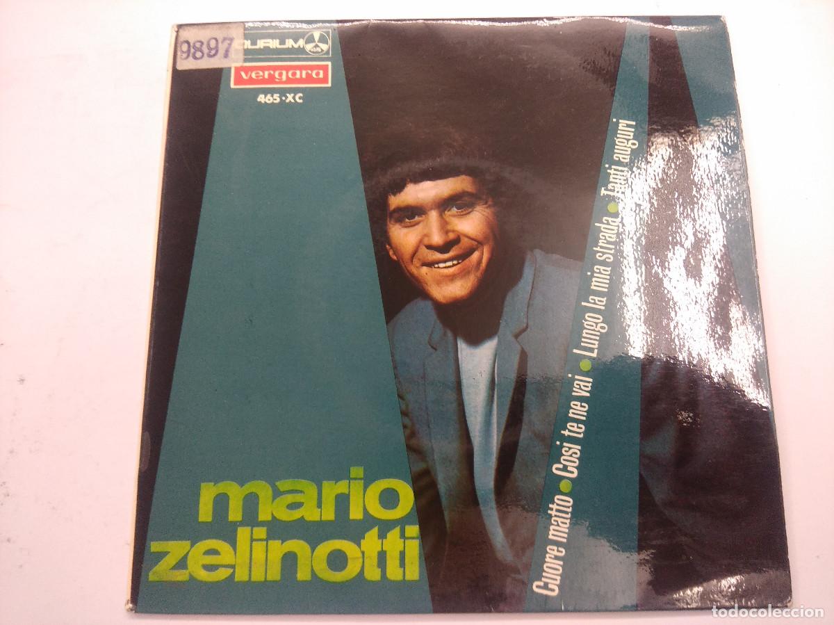 Discos de vinilo: MARIO ZELINOTTI/CUORE MATTO/SINGLE. - Foto 1