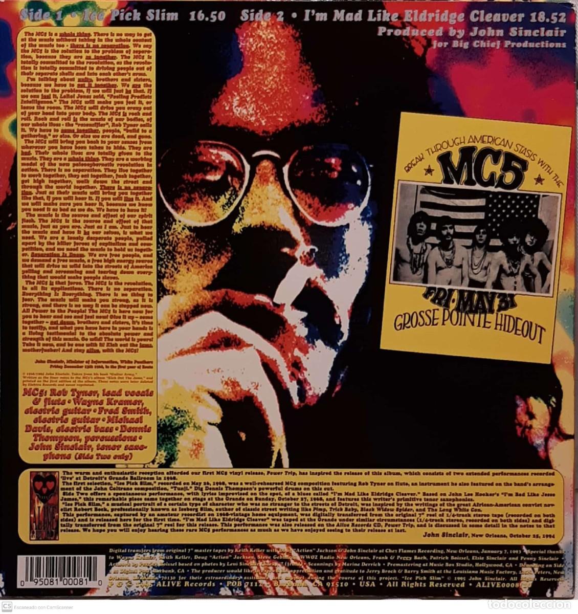 Discos de vinilo: MC5 &lrm;&ndash; Ice Pick Slim - Foto 2