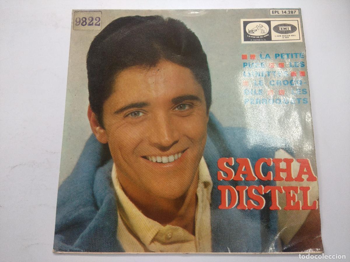 Discos de vinilo: SACHA DISTEL/LA PETITE PUCE/SINGLE. - Foto 1