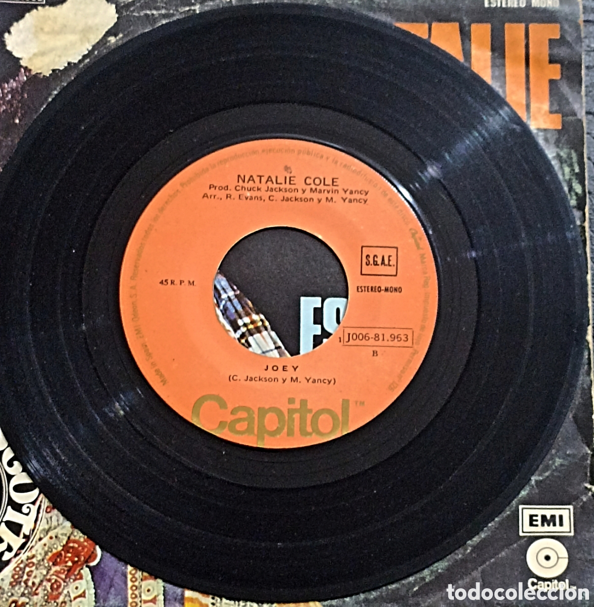 Discos de vinilo: SINGLE NATALIE COLE - ESTE SER&Aacute;... - CAPITOL 1975 - Foto 4