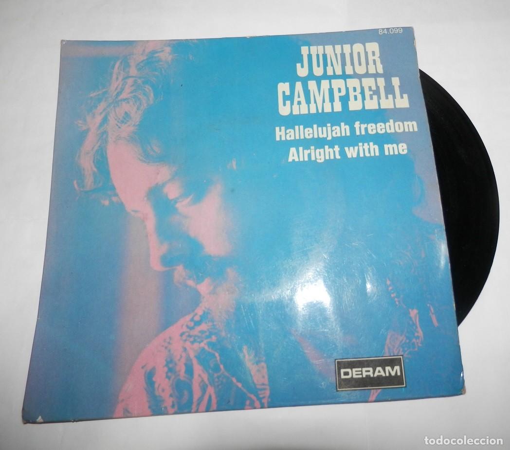Discos de vinilo: UN DISCO DE VINILLO SINGLE DE JUNIOR CAMPBELL - Foto 1