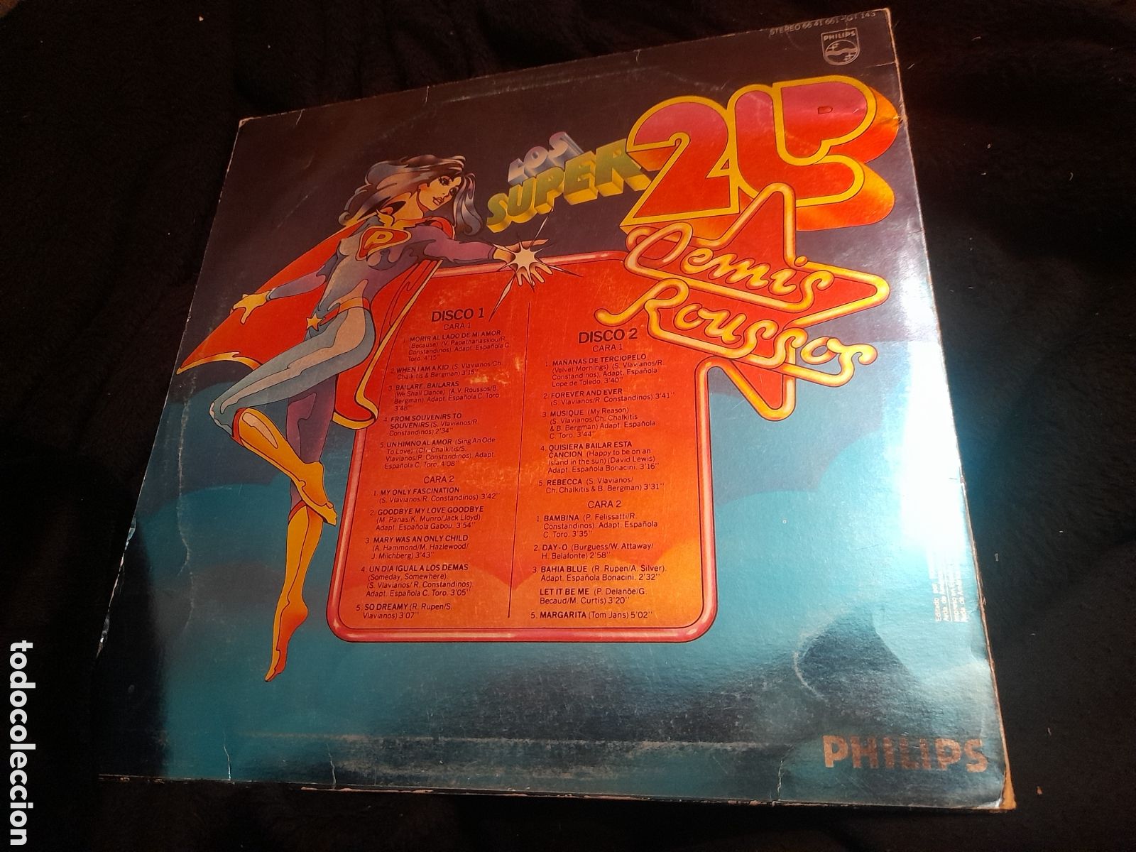 Discos de vinilo: Vinilo, Los S&uacute;per 2 LP de Demis Roussos - Foto 2
