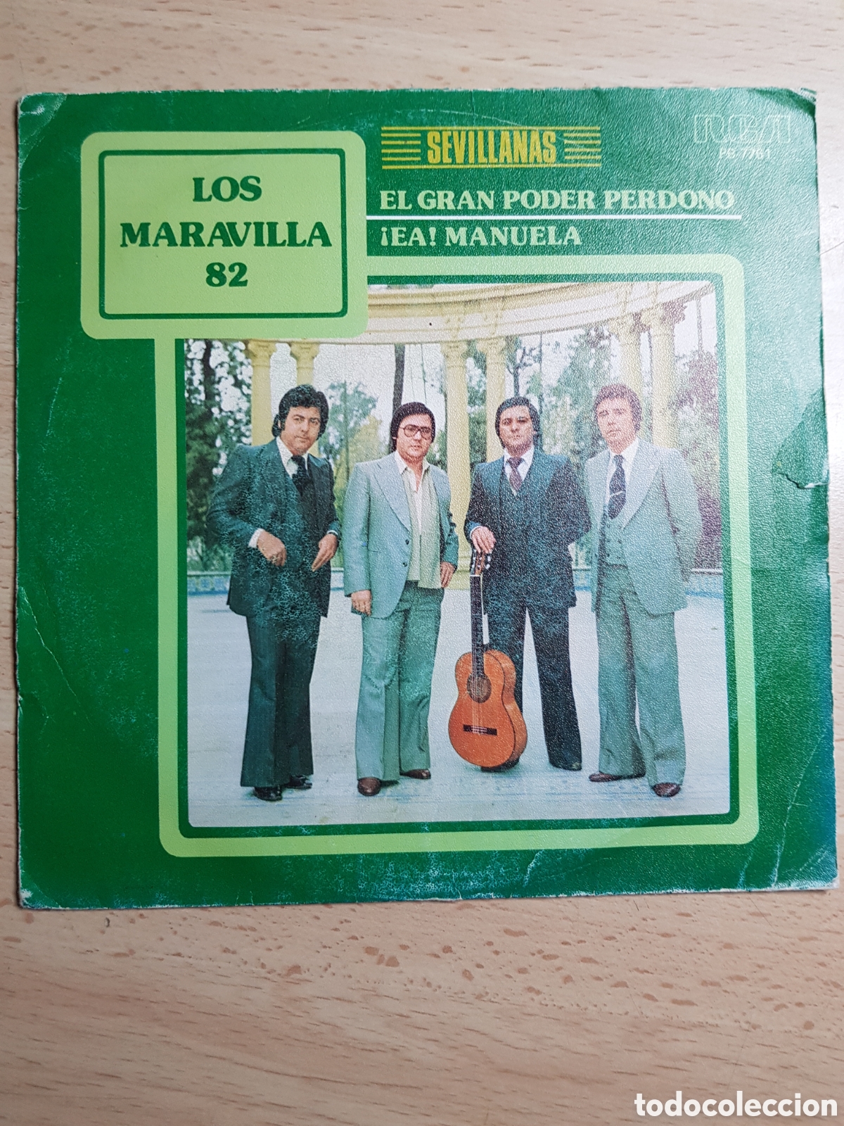 Discos de vinilo: Single 7&rdquo; Los Maravilla 1982 Sevillanas. El gran poder perdon&oacute;. - Foto 1