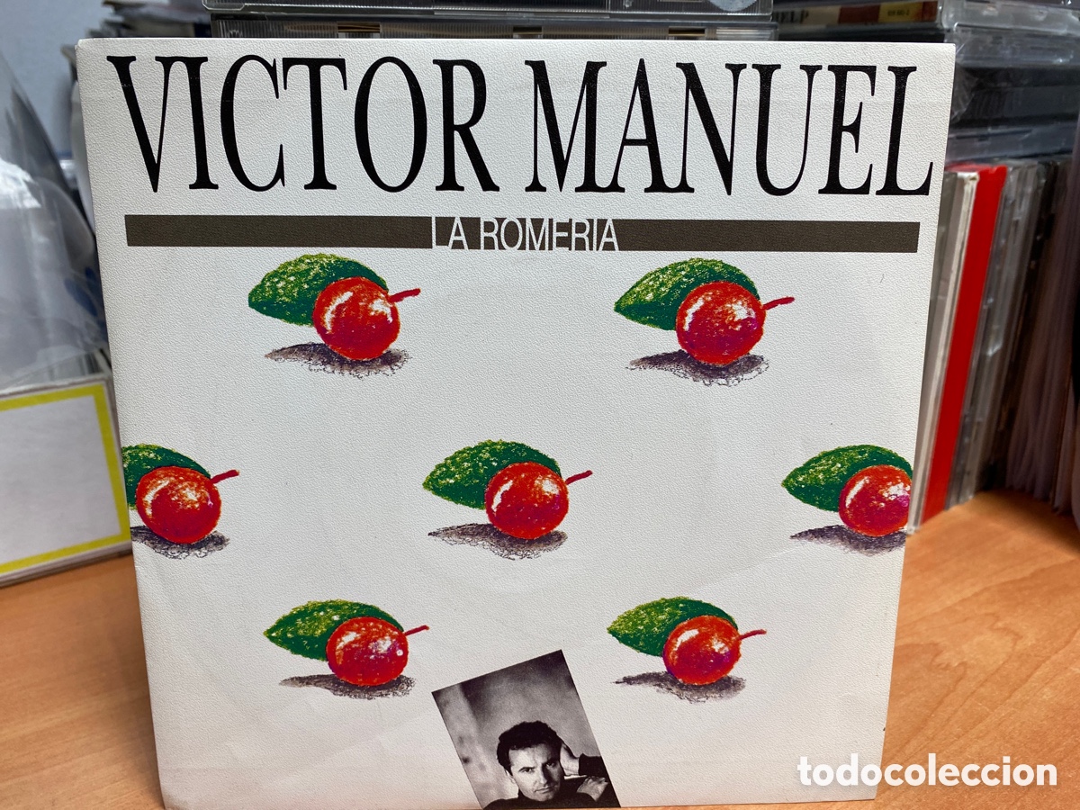 Discos de vinilo: V&iacute;ctor Manuel - La Romeria (7&rdquo;, Single) 1989 - Foto 1
